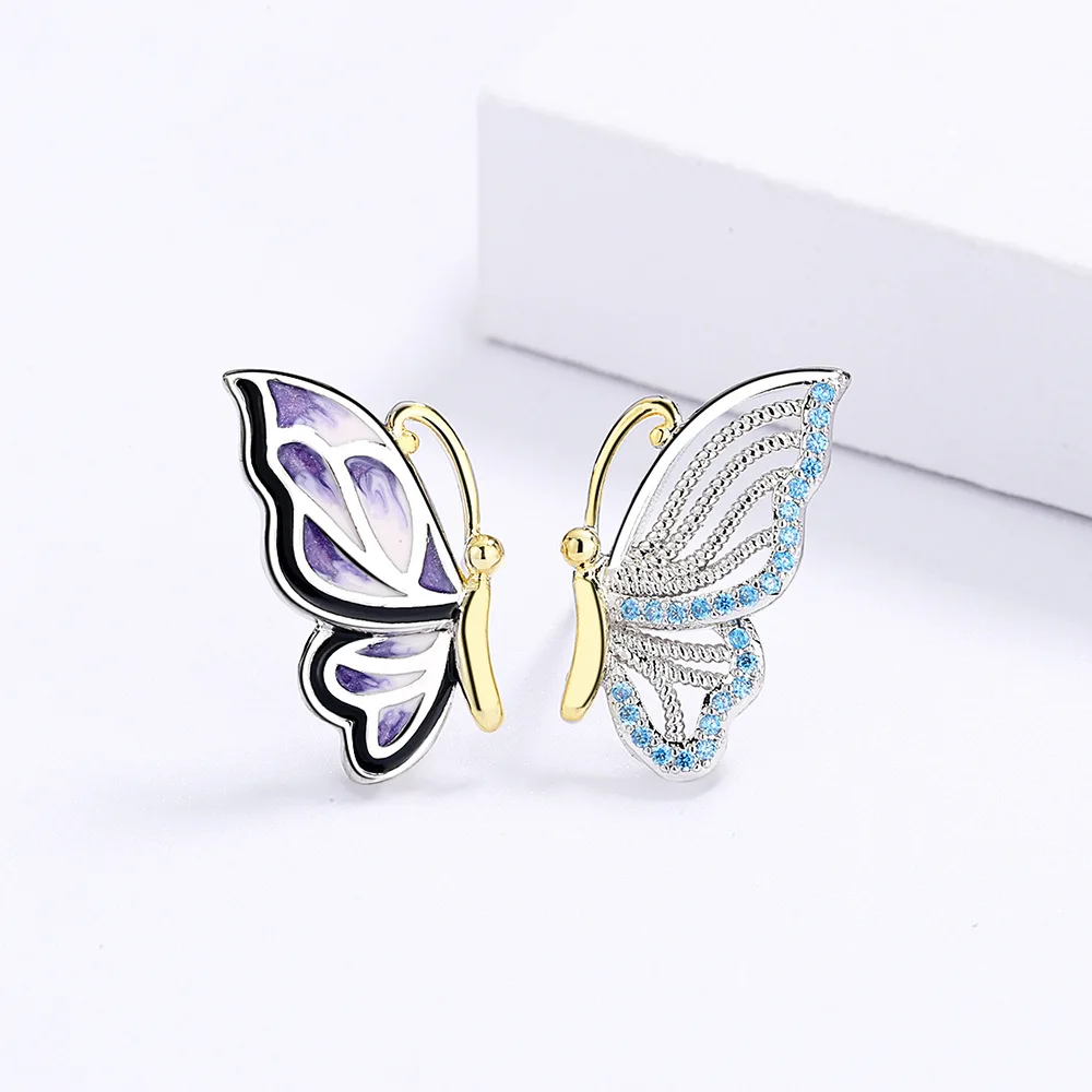Sterling Silver Butterfly Jewelry Set 2 Sterling Silver Butterfly Jewelry Set - Image 2