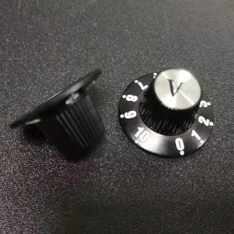 Aluminum Guitar Control Knob Set 6mm Stem 5 Aluminum Guitar Control Knob Set 6mm Stem - Image 5