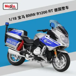 BMW R1200 RT Police Motorcycle Model 1:18 Scale 16 H52c2cb9fb49d4984ae2b9fb34325532eI