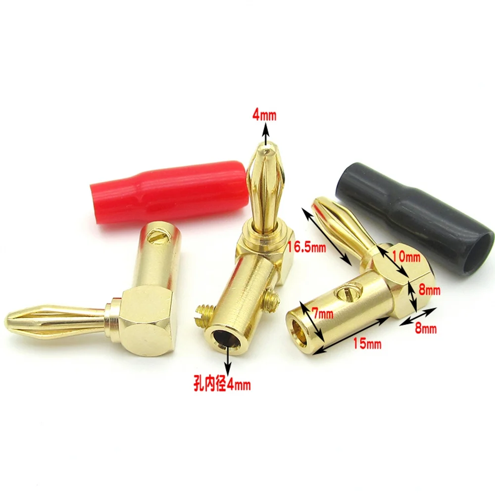 Gold-Plated Banana Plugs for Speakers 3 Gold-Plated Banana Plugs for Speakers - Image 3