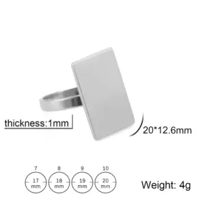 Elegant Geometric Gold-Plated Ring for Women 13 H556507935f124f97a7371e6aef4a986bj