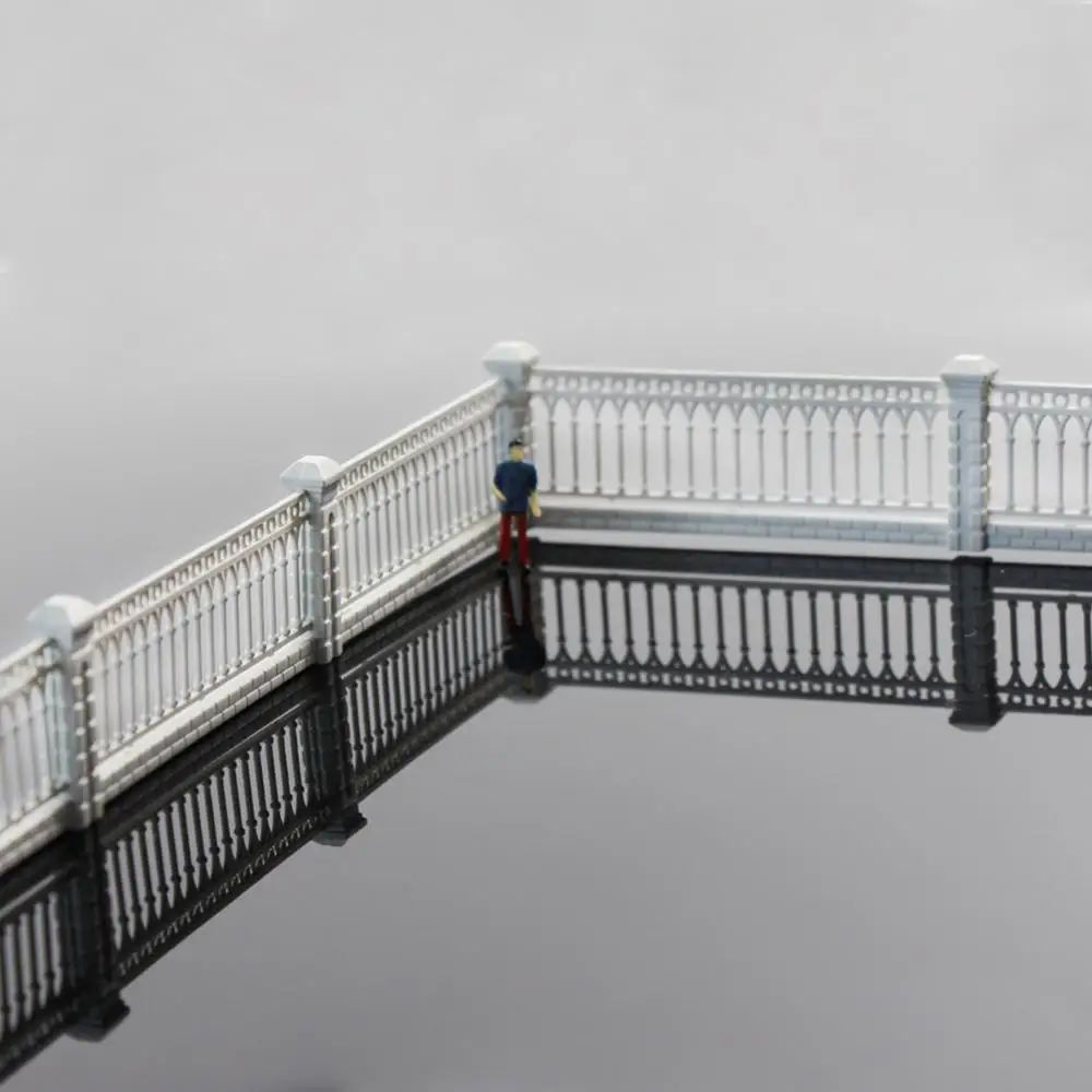 Evemodel White Model Railway Fence Wall 1m 3 Evemodel White Model Railway Fence Wall 1m - Image 3