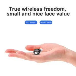 Mini Bluetooth 5.0 Wireless Earphone for Smartphones 12 H55f99f08d7634265ad0b9fb1241a4429S