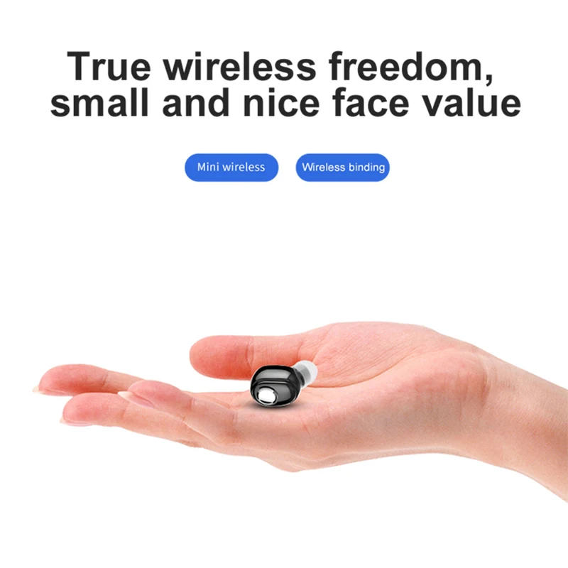 Mini Bluetooth 5.0 Wireless Earphone for Smartphones 5 Mini Bluetooth 5.0 Wireless Earphone for Smartphones - Image 5