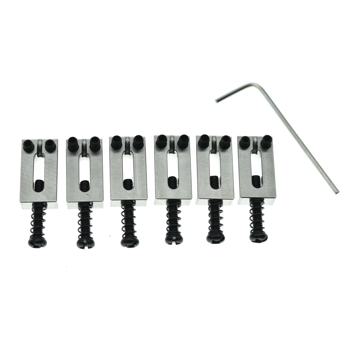 Stainless Steel Guitar Saddles Set for Strat/Tele 4 Stainless Steel Guitar Saddles Set for Strat/Tele - Image 4