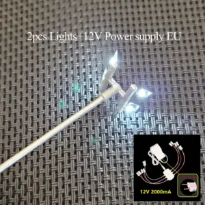 HO Scale Miniature Street Light Set (2, 3, or 4 Pieces) 19 H588ef2bb1fcd4202902a4c6751689f7fo