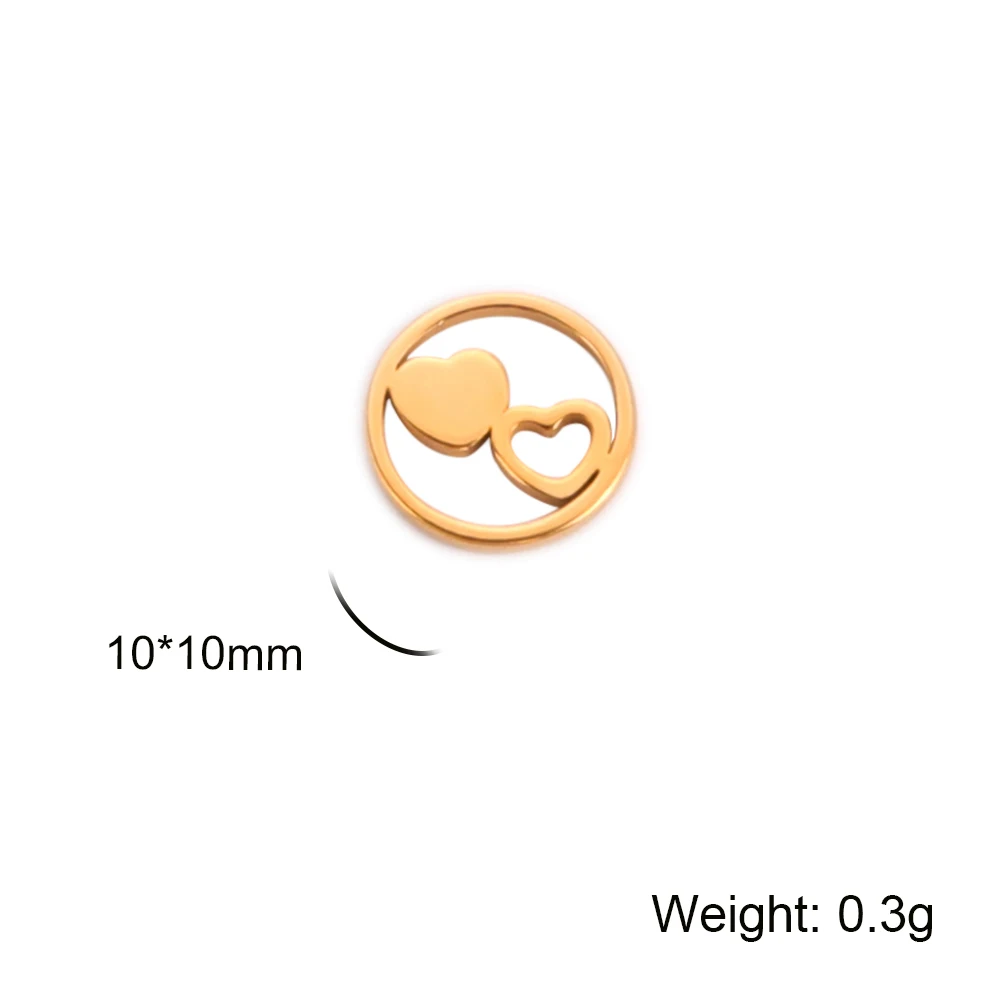 Elegant 5-Piece Stainless Steel Jewelry Charms Set 9 Elegant 5-Piece Stainless Steel Jewelry Charms Set - Image 9