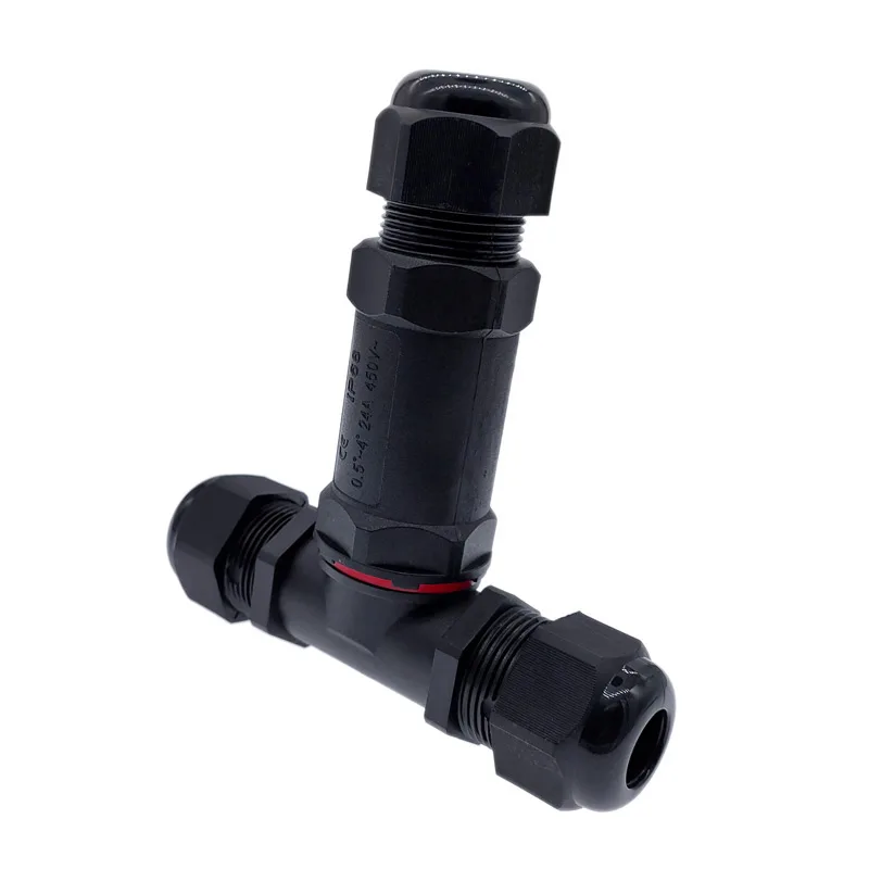 IP68 Waterproof T-Branch Connector, 2-5 Pin 2 IP68 Waterproof T-Branch Connector, 2-5 Pin - Image 2