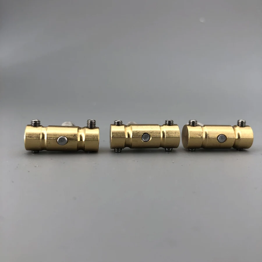 Brass Tele Guitar Saddle Set for 10.8mm Spacing 3 Brass Tele Guitar Saddle Set for 10.8mm Spacing - Image 3