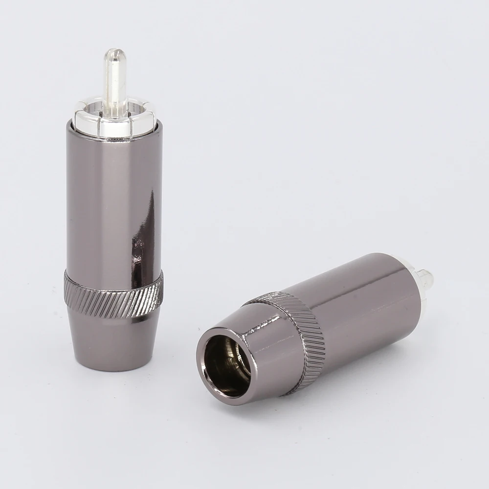 Silver Plated RCA Connectors - Set of 4 3 Silver Plated RCA Connectors - Set of 4 - Image 3