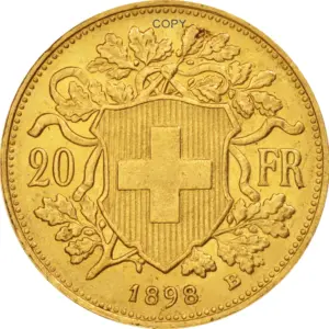 Switzerland 20 Francs Replica Coin 5 H5f00714b3c73432fbcc68b5c4a923dffZ