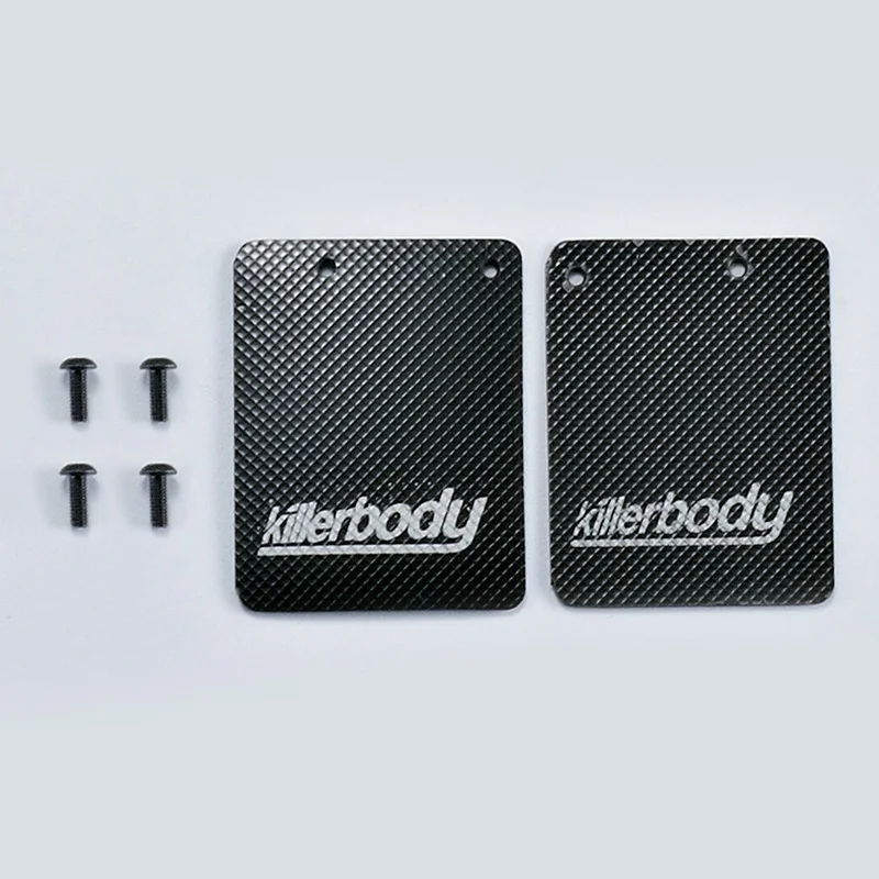 Black Rubber Fenders for 1/10 Scale RC Trucks 2 Black Rubber Fenders for 1/10 Scale RC Trucks - Image 2