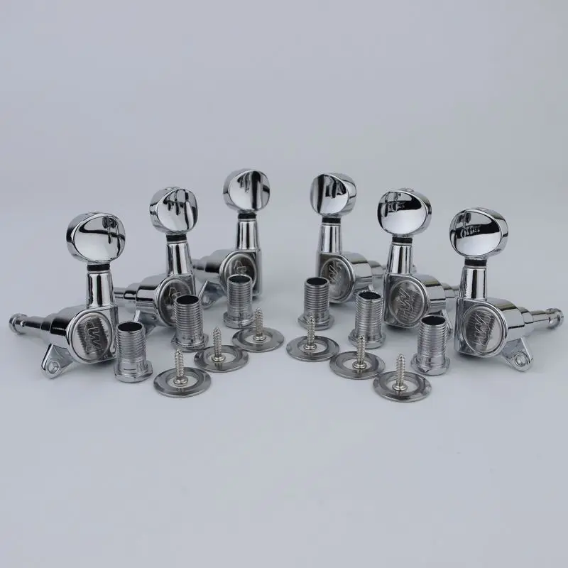 Wilkinson CR WJN05 Silver Guitar Tuners Set 4 Wilkinson CR WJN05 Silver Guitar Tuners Set - Image 4