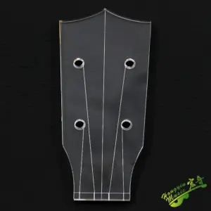 Clear Acrylic Ukulele Head Template for Precision 11 H62485387b1154689b65374ecadf14615A