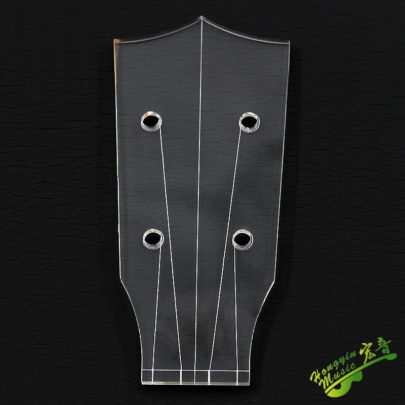 Clear Acrylic Ukulele Head Template for Precision 5 Clear Acrylic Ukulele Head Template for Precision - Image 5