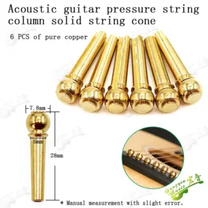 Copper Acoustic Guitar Bridge Pins Set 18 H628e24c8d9314a849c16c974731ad46fG