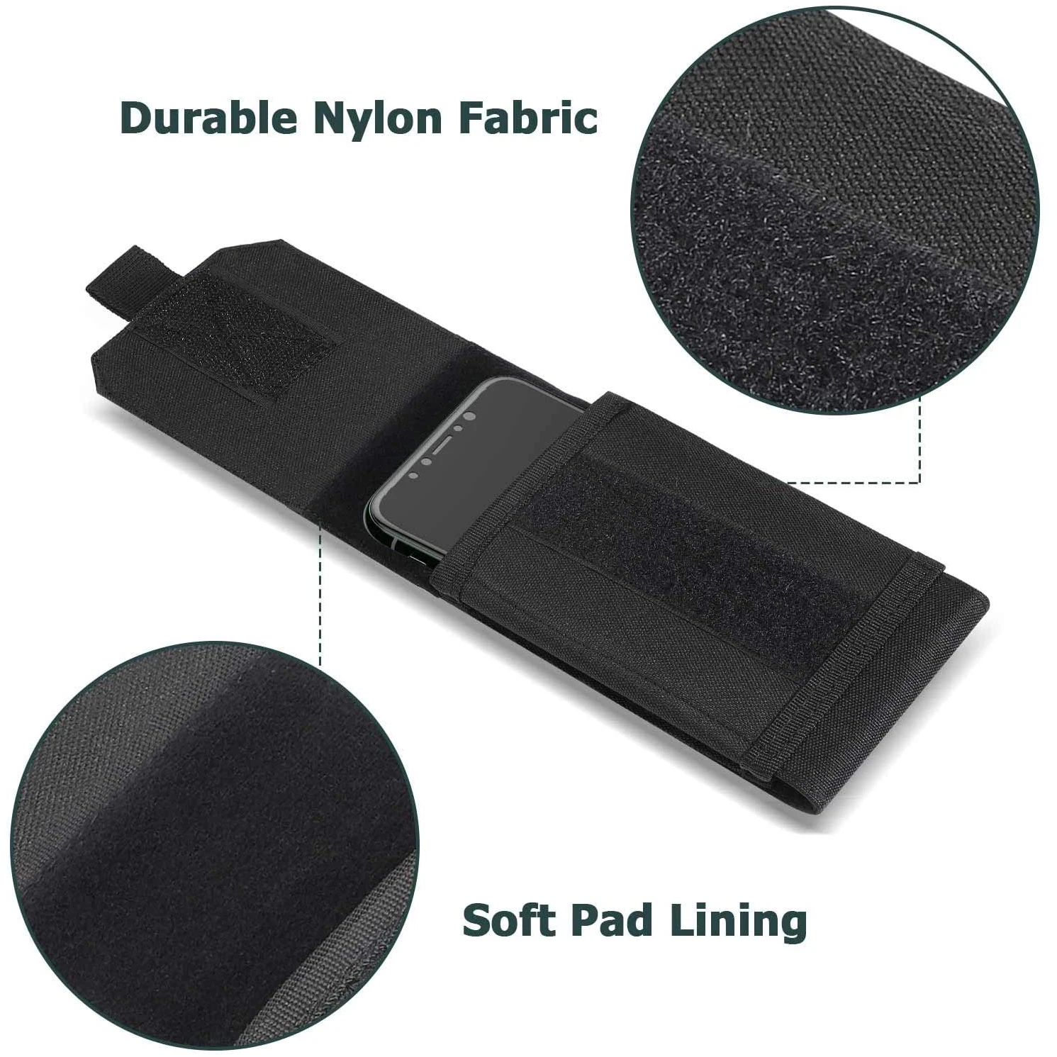 Durable Outdoor MOLLE Phone Holster Pouch 2 Durable Outdoor MOLLE Phone Holster Pouch - Image 2