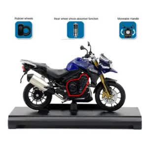 Triumph Tiger Explorer Diecast Motorcycle Model 9 H666383d693764d019650ac5418d120740