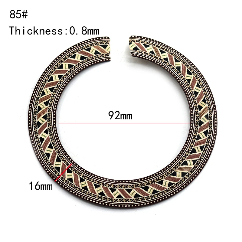 Wooden Sound Hole Inlays for Classical Guitars 2 Wooden Sound Hole Inlays for Classical Guitars - Image 2