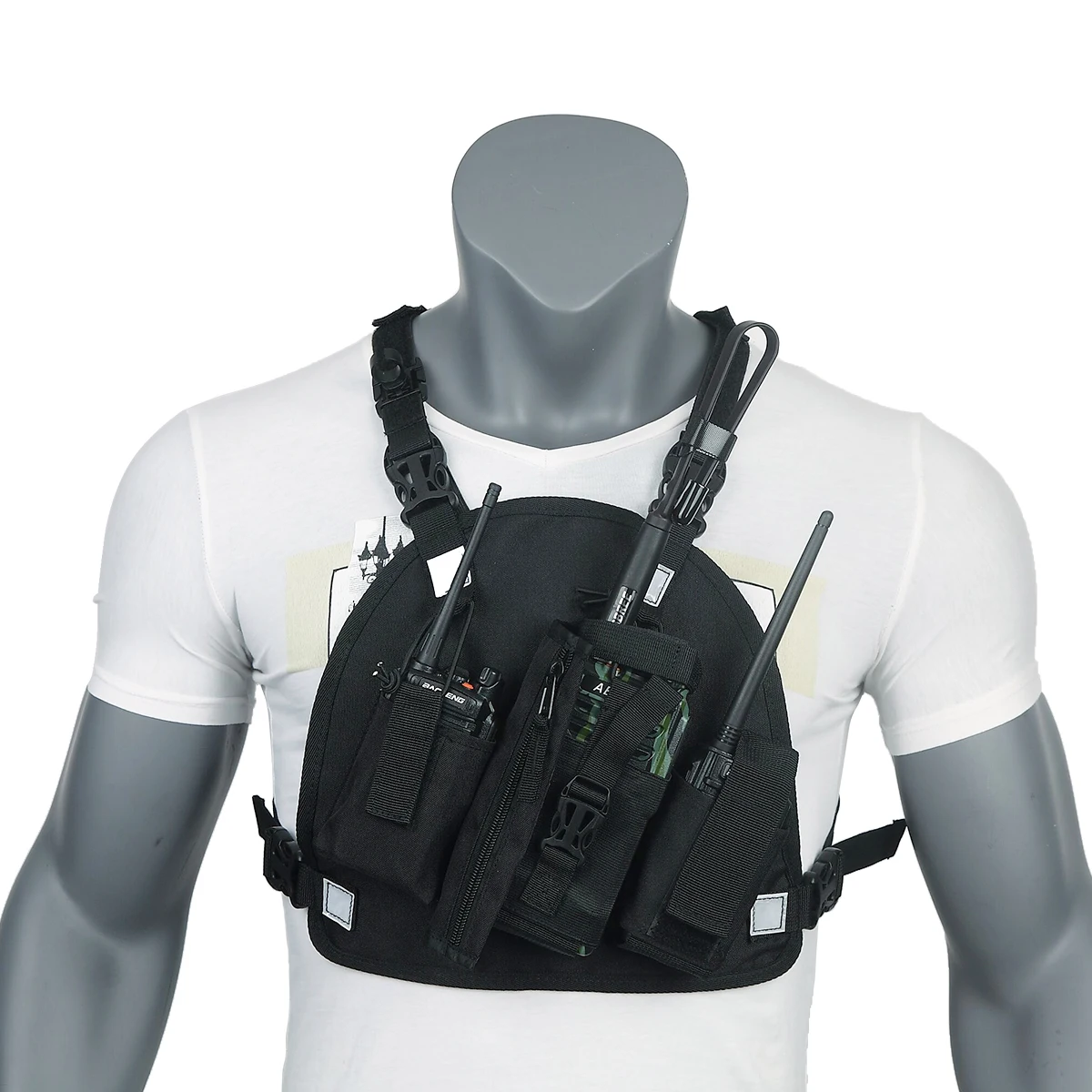 Black Radio Shoulder Holster for Baofeng Radios 5 Black Radio Shoulder Holster for Baofeng Radios - Image 5