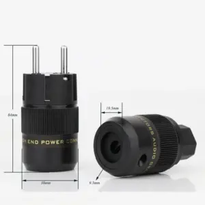 Premium EU Audio Power Plug for DIY Cables 13 H680f9e2ab8f34f98a3c962c394ae438ay