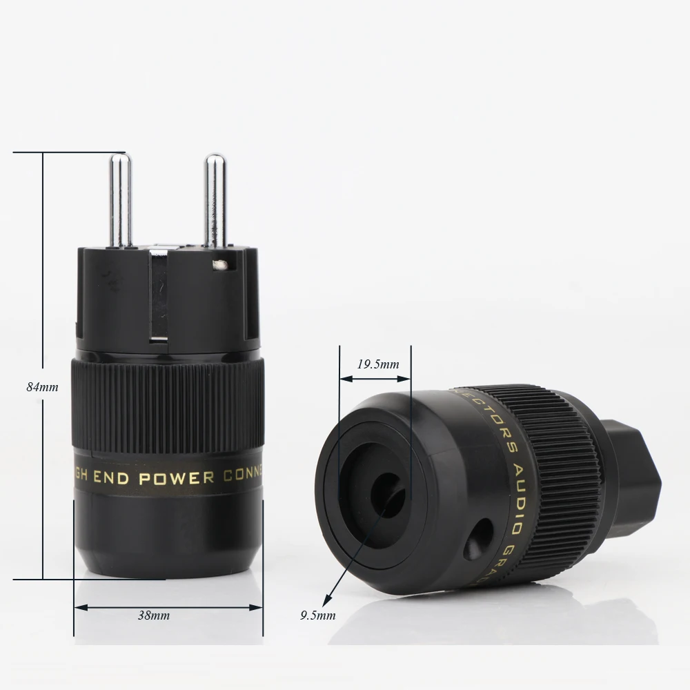 Premium EU Audio Power Plug for DIY Cables 4 Premium EU Audio Power Plug for DIY Cables - Image 4