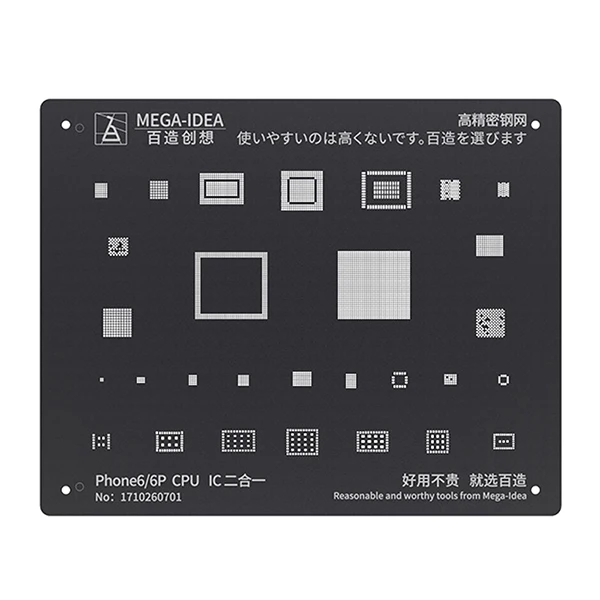 Black Steel BGA Reballing Stencil for iPhone Models 7 Black Steel BGA Reballing Stencil for iPhone Models - Image 7