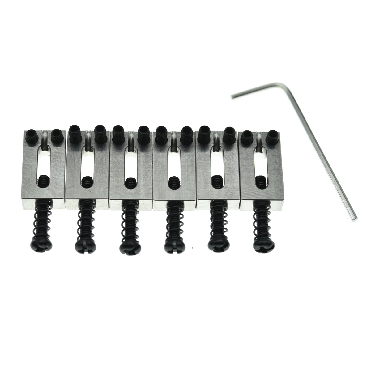 Stainless Steel Guitar Saddles Set for Strat/Tele 6 Stainless Steel Guitar Saddles Set for Strat/Tele - Image 6