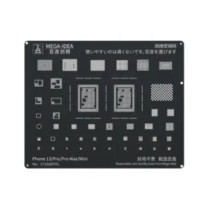 Black Steel BGA Reballing Stencil for iPhone Models 19 H6c1104659e894c5dae45becbee917386u