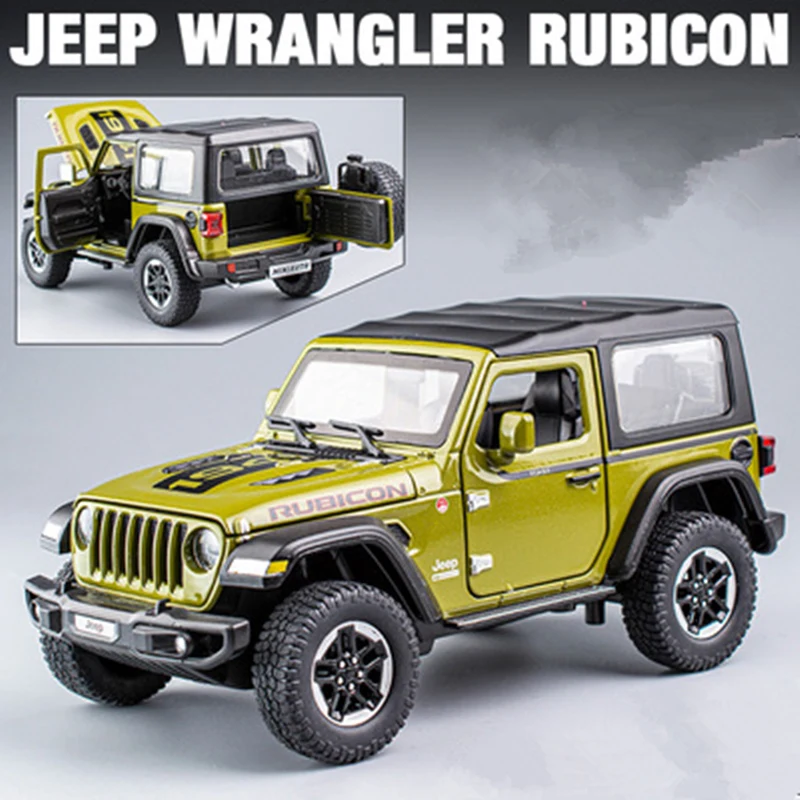 Diecast 1:20 Jeep Wrangler Rubicon Model 9 Diecast 1:20 Jeep Wrangler Rubicon Model - Image 9