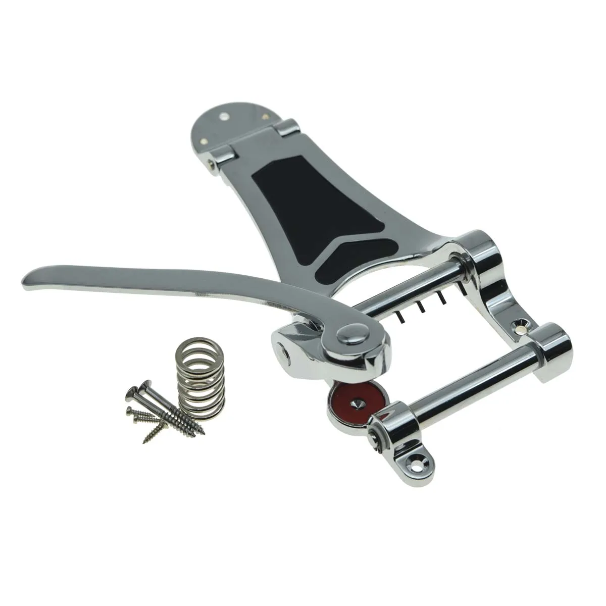 KAISH Chrome Vibrato Tremolo for Jazz Guitars 4 KAISH Chrome Vibrato Tremolo for Jazz Guitars - Image 4
