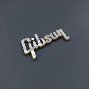 White Mother of Pearl Logo Inlay for Guitar 4 H70dd374f753d42a1b2e16f21e58a6c09c