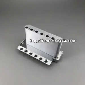 Wilkinson Chrome Tremolo Guitar Bridge with Adjustable Saddles 10 H72dce7ecf12147e68b30c5064a2f1726c