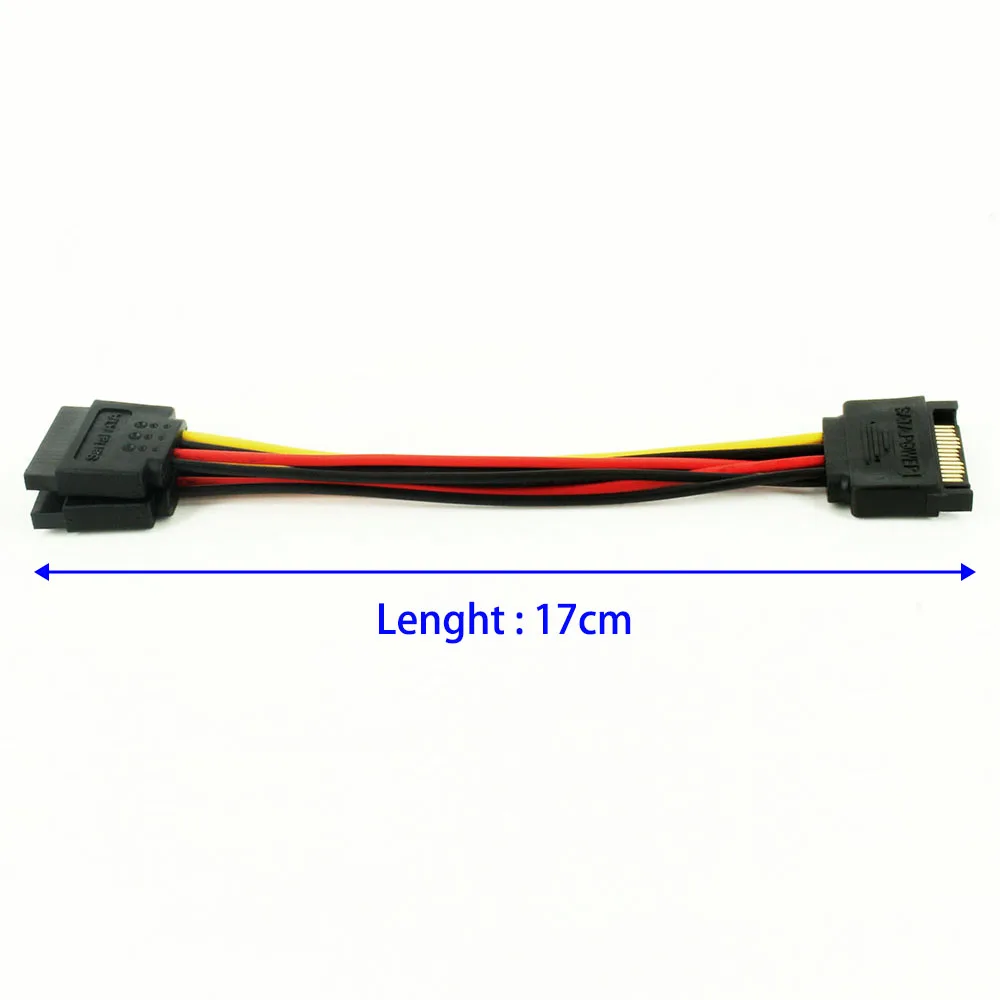 OULLX 15cm SATA Power Splitter Cable for Hard Drives 4 OULLX 15cm SATA Power Splitter Cable for Hard Drives - Image 4