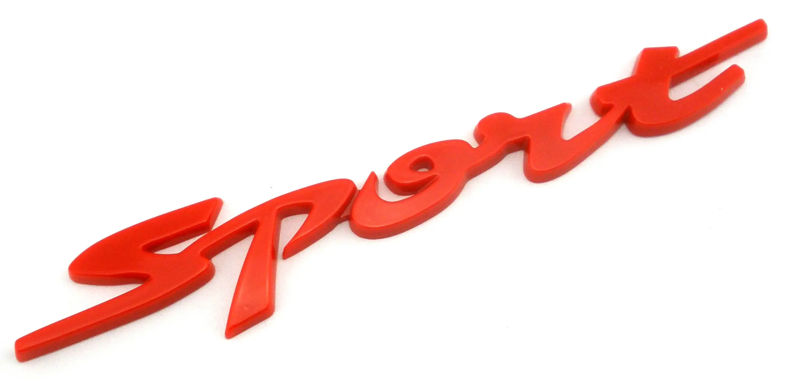 3D Car Sport Badge Emblem in Red, Black, Chrome 4 3D Car Sport Badge Emblem in Red, Black, Chrome - Image 4