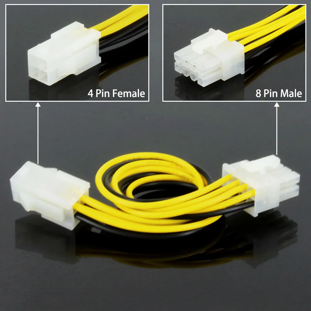 8-Pin CPU Power Adapter Cable for Motherboards 2 8-Pin CPU Power Adapter Cable for Motherboards - Image 2