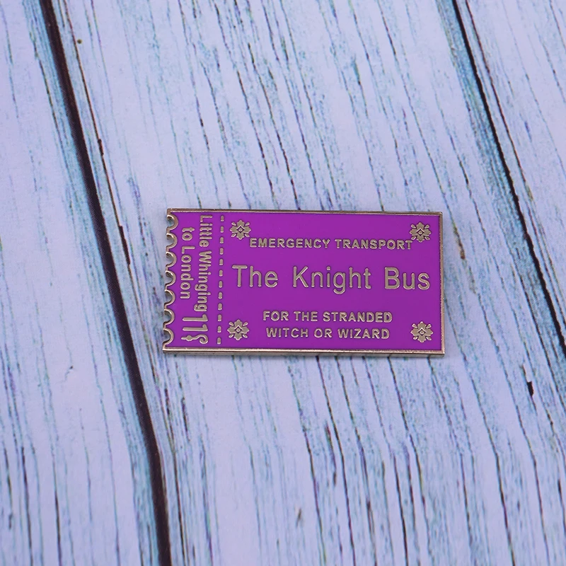 Harry Potter Knight Bus Ticket Lapel Pin 3 Harry Potter Knight Bus Ticket Lapel Pin - Image 3