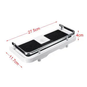 Modern Bathroom Pole Shelf with Adjustable Tray 9 H78757e2260064fdaab1197a9c67d934aM