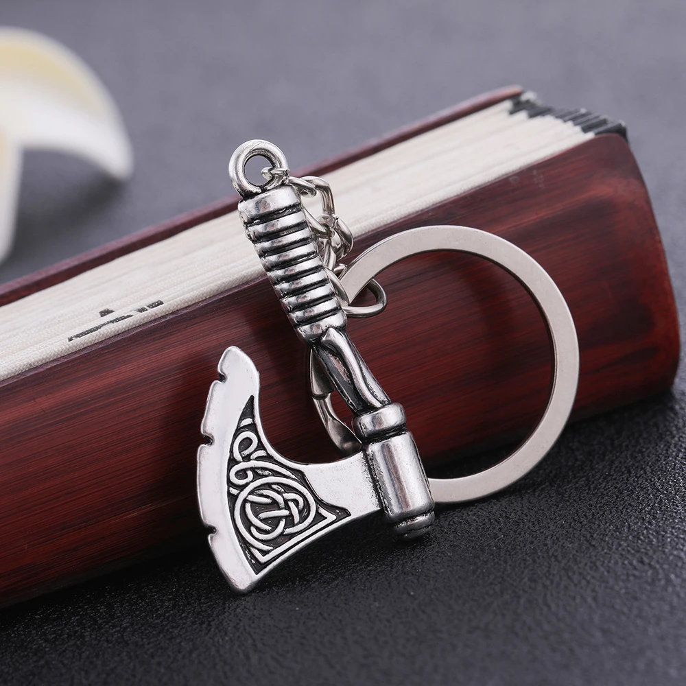 Vintage Axe Keychain with Engraved Design 8 Vintage Axe Keychain with Engraved Design - Image 8