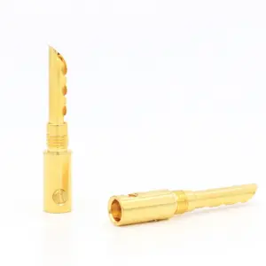 Gold-Plated Copper Banana Plugs Set (12 or 24) 8 H79d1cfec2fa04bfbb88cd7f262196fd2a