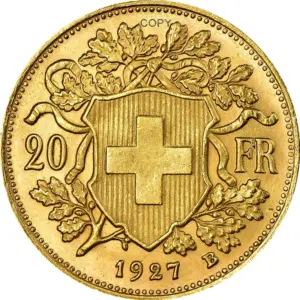 Vintage Swiss 20 Francs Replica Coin 5 H7b3b7f2eebe948c7a5ae37d68cdd1560C