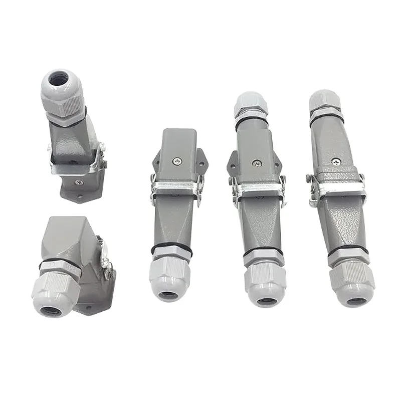 Heavy-Duty Rectangular Industrial Connector 4-10 Core 2 Heavy-Duty Rectangular Industrial Connector 4-10 Core - Image 2