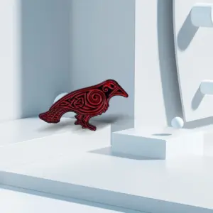 Copper Viking Raven Badge with Celtic Design 9 H7c7aa08dd66f4e36ae08dc27385af4a1K