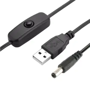Black Power Cable with Switch 1.5m 6 H7ccb3ab0238b4ac985cf4731b7bbd6c9v