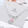 Cherry Blossom Necklace in Sterling Silver