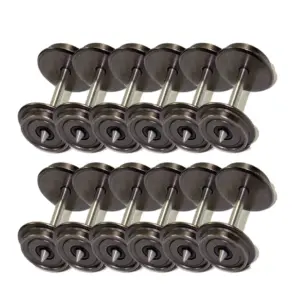 HO Scale Metal Wheelsets for Trains (12/24 pcs) 7 H7e34647d356d40e6bcb932b4f5beec375