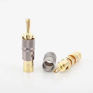 8-Piece Gold-Plated Banana Plug Set for Audio 3 H7e3e81b01049491c9510ab8147692520w
