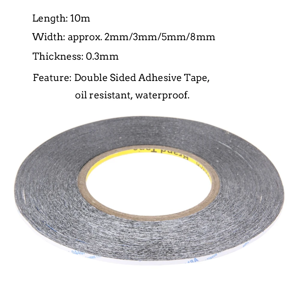 Black Double-Sided Adhesive Tape for Electronics 2 Black Double-Sided Adhesive Tape for Electronics - Image 2
