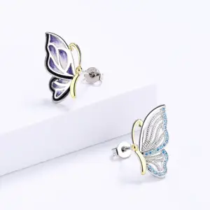 Sterling Silver Butterfly Jewelry Set 12 H800142fb512145e88fa89642590a7ee2G