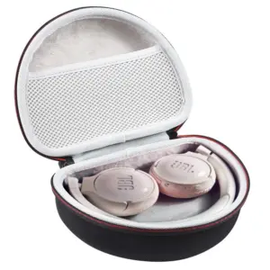 Black Hard EVA Case for JBL T600BTNC Headphones